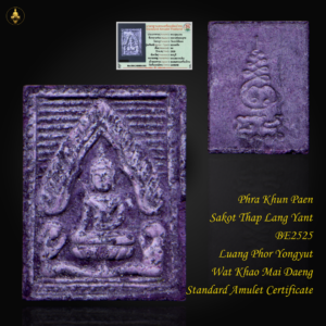Phra Khun Paen Sakot Thap Lang Yant Nur Phong Si Mueng BE2525 Luang Phor Yongyut Wat Khao Mai Daeng