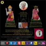 Phra Bucha Mae Nang Kwak Maha Seneh Nur Silika BE2546  Luang Phor Cher (Lp Cher) Wat Klang Bang Kaew with G-Pra Certificate