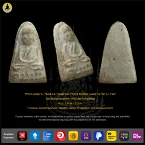 Phra Luang Pu Thuad Nur Phong BE2502 Luang Ta Pan Wat Bangkhunprom (Wat Mai Armataros)