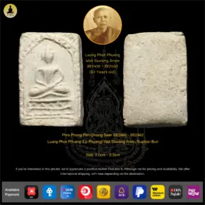 Phra Phong Pim Chiang Saen BE2460 – BE2462  Luang Phor Phueng (Lp Phueng) Wat Sawang Arom, Suphan Buri