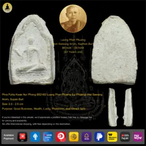 Phra Putta Kwak Nur Phong BE2462 Luang Phor Phueng (Lp Phueng) Wat Sawang Arom, Supan Buri
