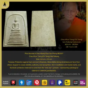 Phra Somdej 9 Chan Khang Daw Nur Phong BE2507 Chao Khun Tieng (CK Tieng) Wat Rakang