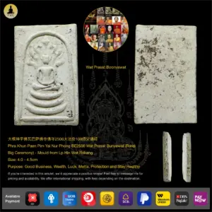 Phra Somdej Nak Prok (七龙佛) Nur Phong BE2506 Wat Prasat Boonyawat (Mould from Lp Hin Wat Rakang)