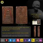 Phra Somdej Pim Than Khu Lang Yant BE2436 Luang Pu Thong (Lp Thong) Wat Rachayota (Rare)