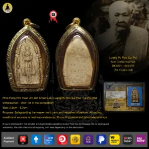 Phra Yuen Um Bat Lek Luang Pu Poo Wat Intharawihan – 1st in the competition