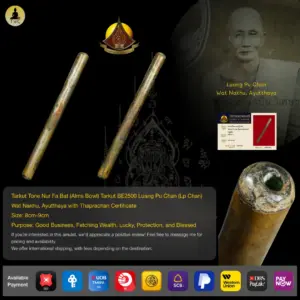 Tarkut Tone Nur Fa Bat (Alms Bowl) Tarkut BE2500 Luang Pu Chan (Lp Chan)  Wat Nakhu, Ayutthaya