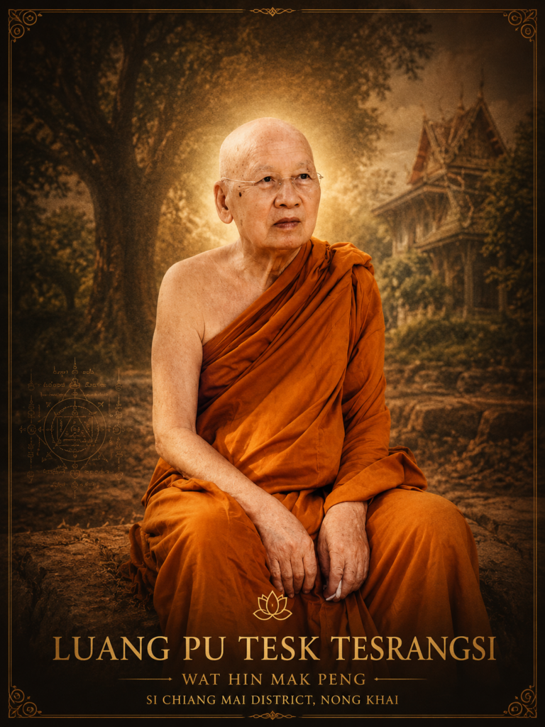 Luang Pu Tesk Tesrangsi – Wat Hin Mak Peng, Si Chiang Mai District, Nong Khai