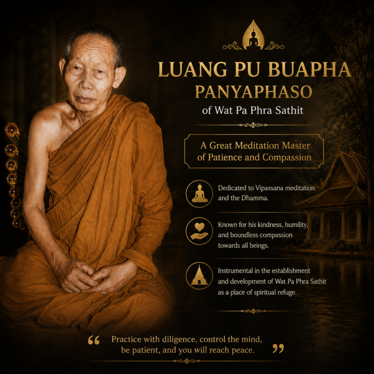 Luang Pu Buapha Panyaphaso – Wat Pa Phra Sathit