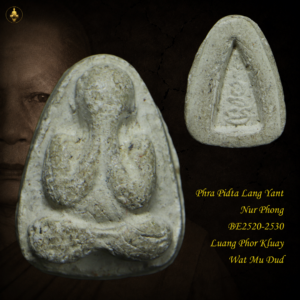 Phra Pidta Lang Yant Nur Phong BE2520-2530 Luang Phor Kluay Wat Mu Dud