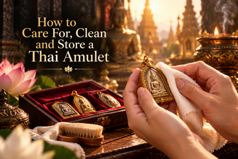 How to Care For, Clean and Store a Thai Amulet?