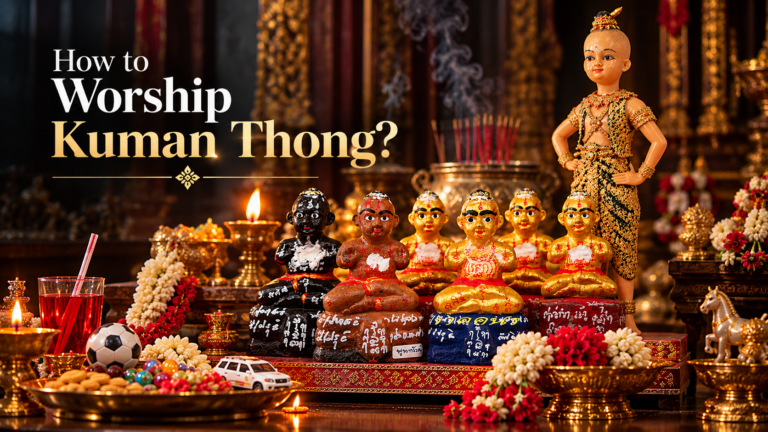 How to worship Kuman Thong?