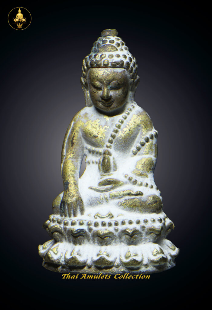 Phra Kring Baramee 80th Anniversary Nur Thong Lueng BE2536 Phra Yan Sangworn Wat Bowonniwet Samakon Competiton Won 2nd Placing Thai amulet