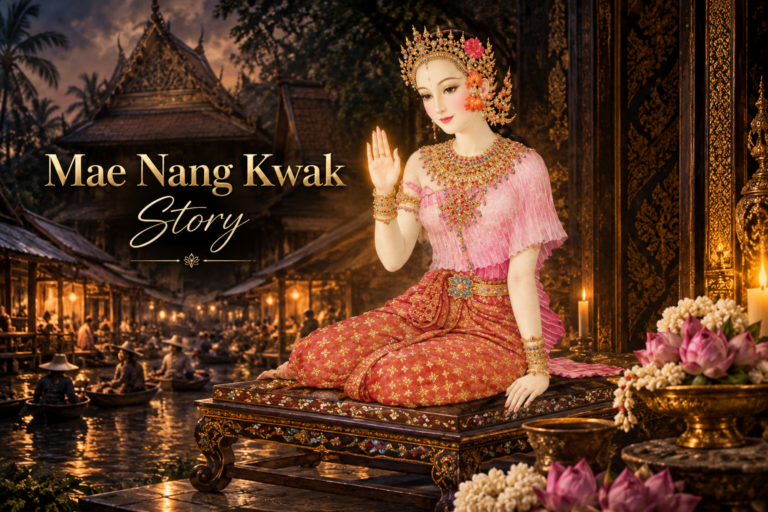 Who is “Nang Kwak”? Why has she become a sacred figure believed to bring good fortune and wealth?